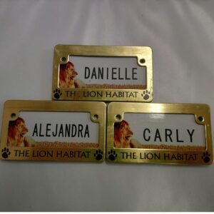 Lion Habitat Ranch Name Magnets